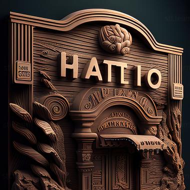 3D model Rialto California (STL)